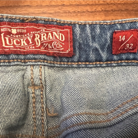 Lucky Brand Sienna Slim Boyfriend Denim Mid Rise Jeans Size 14/32 - Picture 6 of 8